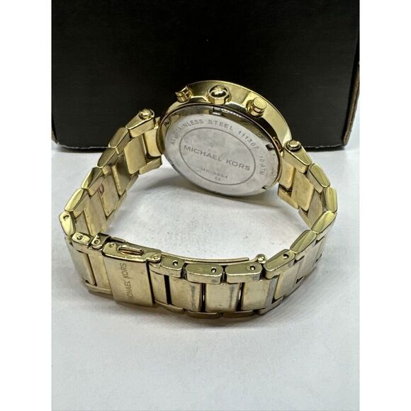 Michael Kors Parker MK5354 Women\'s Gold Stainless Steel Analog Dial Watch JNA231 main image 10